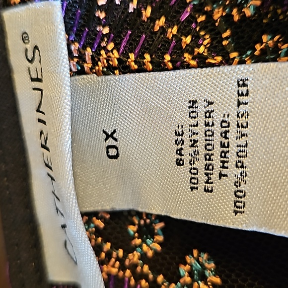 CATHERINES OPEN FRONT CARDIGAN TOP LIGHTWEIGHT OX PURPLE TEAL PINK BLACK - Picture 9 of 9